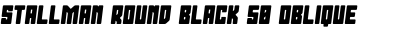 Stallman Round Black 50 Oblique